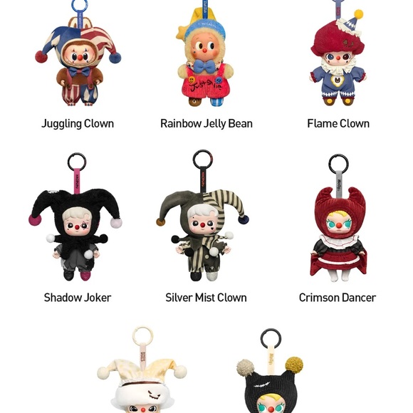 Popmart 2 Dolls and 2 NIB Why So Serious? Pendants, Rainbow Jellybean & Lumino - Picture 5 of 6